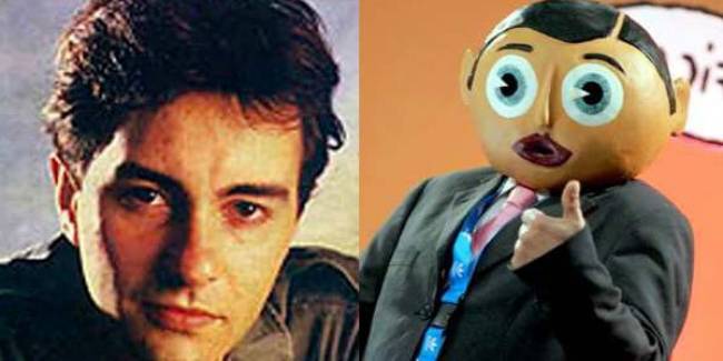 Chris Sievey, also known as his stagename Frank Sidebottom.